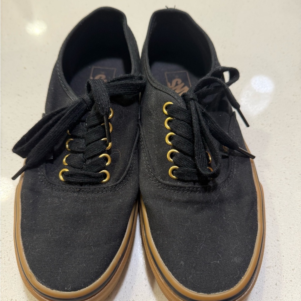 Vans Black Canvas Sneakers